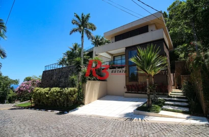 Casa com 4 dormitórios à venda, 450 m² por R$ 11.500.000,00 - Marapé - Santos/SP