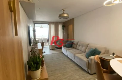 Apartamento à venda, 121 m² por R$ 1.700.000,00 - Aparecida - Santos/SP