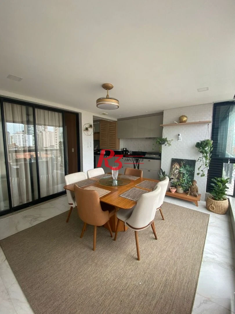 Apartamento à venda, 121 m² por R$ 1.700.000,00 - Aparecida - Santos/SP