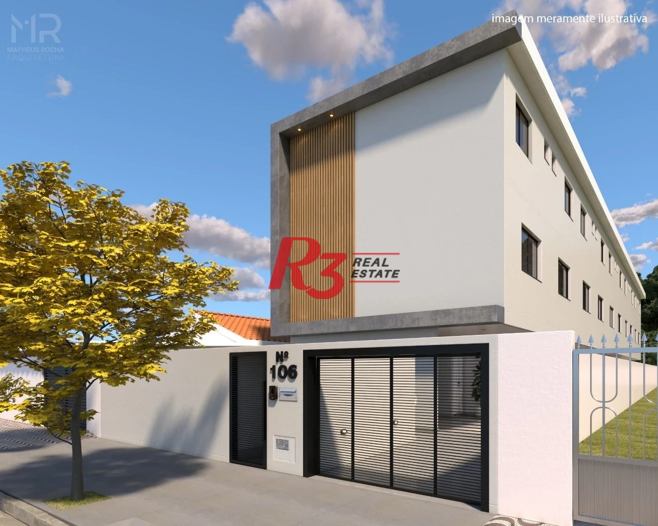Village com 2 dormitórios à venda, 90 m² por R$ 580.000,00 - Marapé - Santos/SP