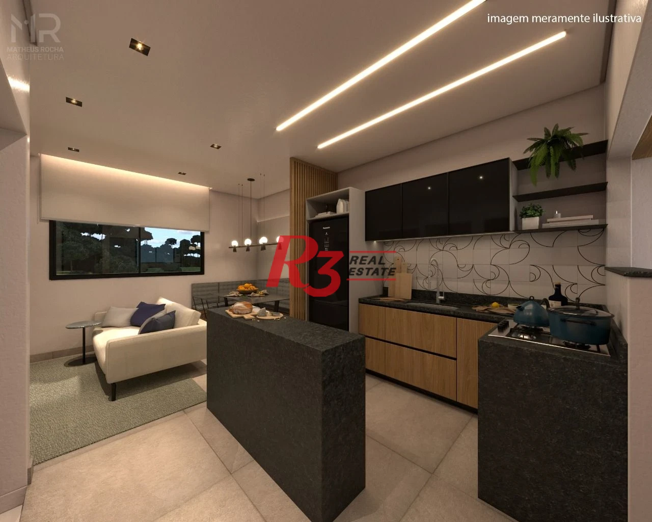 Village com 2 dormitórios à venda, 90 m² por R$ 580.000,00 - Marapé - Santos/SP