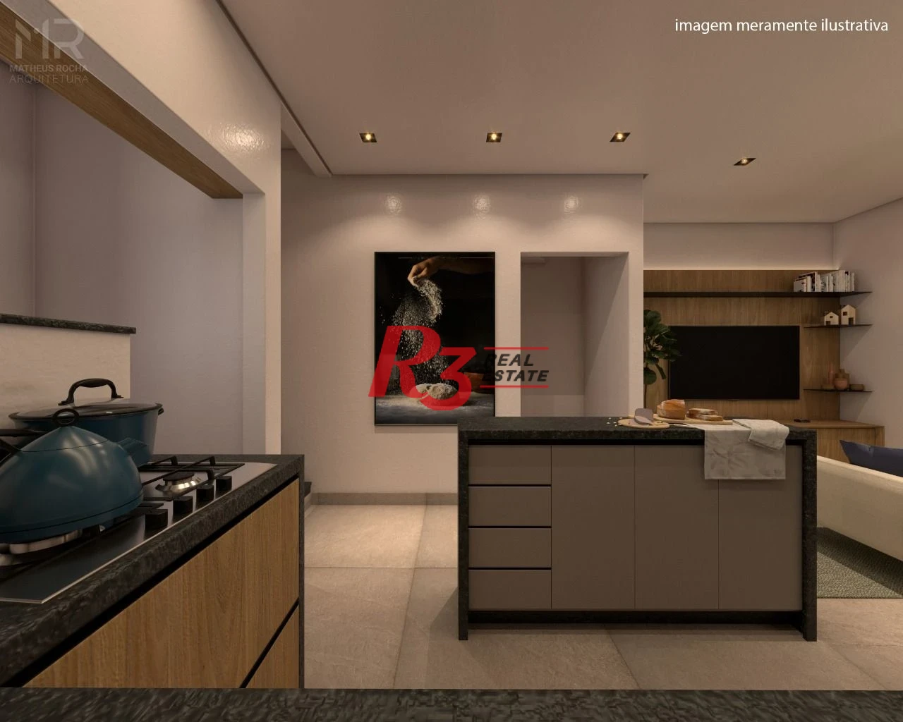 Village com 2 dormitórios à venda, 90 m² por R$ 580.000,00 - Marapé - Santos/SP