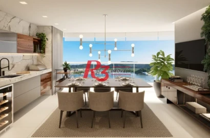 Apartamento com 3 suítes à venda, 163 m² por R$ 2.990.000 - Ponta da Praia - Santos/SP