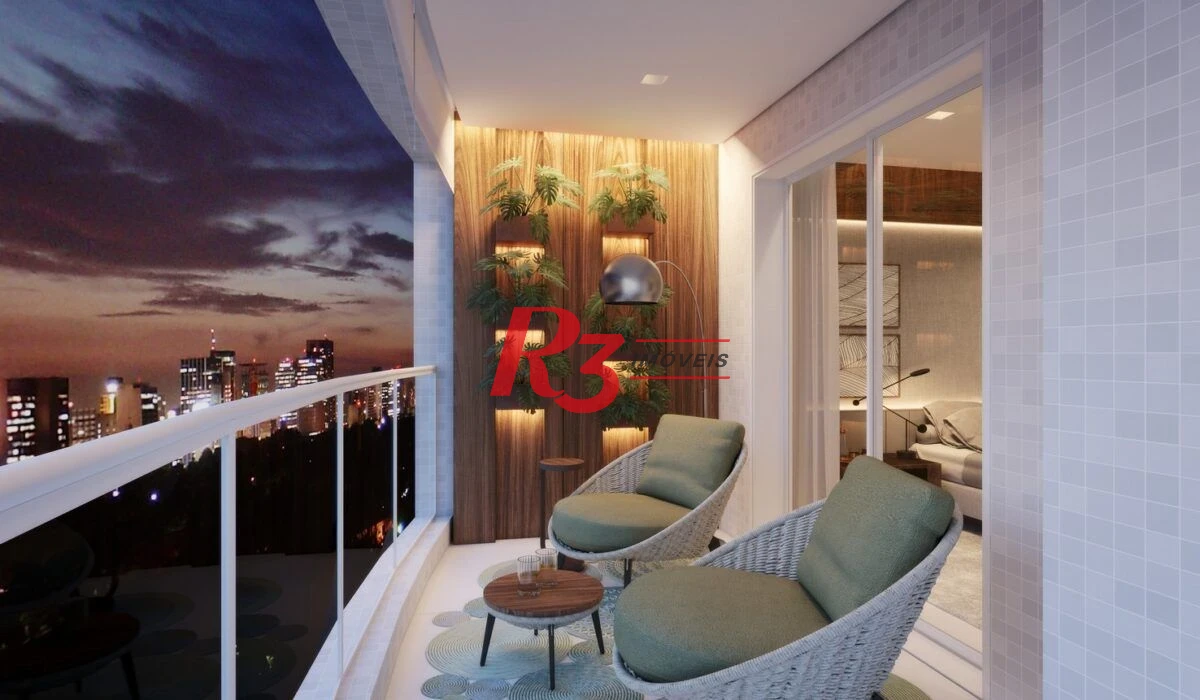Apartamento com 3 suítes à venda, 163 m² por R$ 2.990.000 - Ponta da Praia - Santos/SP