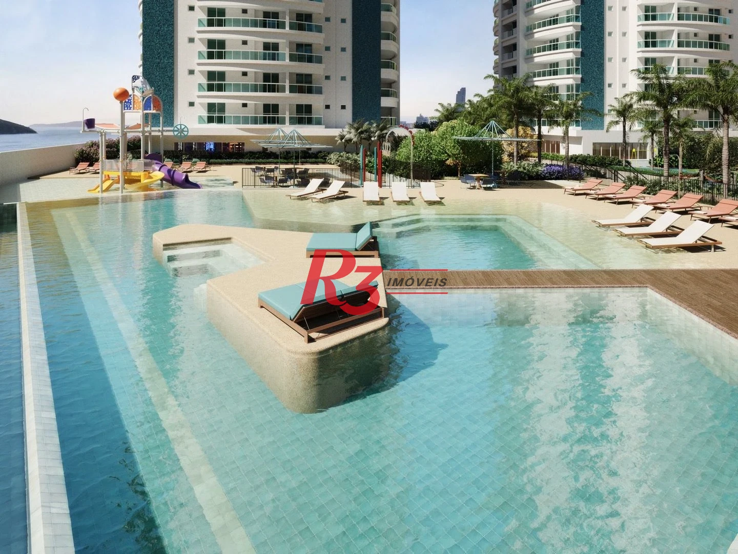 Apartamento com 3 suítes à venda, 163 m² por R$ 2.990.000 - Ponta da Praia - Santos/SP