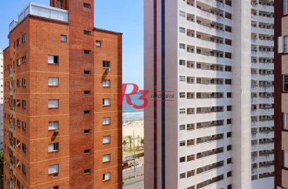 Apartamento com 1 dormitório à venda, 54 m² por R$ 285.000,00 - José Menino - Santos/SP