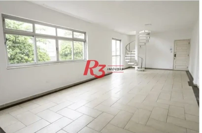 Apartamento Duplex com 5 Quartos à venda, 208 m² por R$ 960.000 - Embaré - Santos/SP
