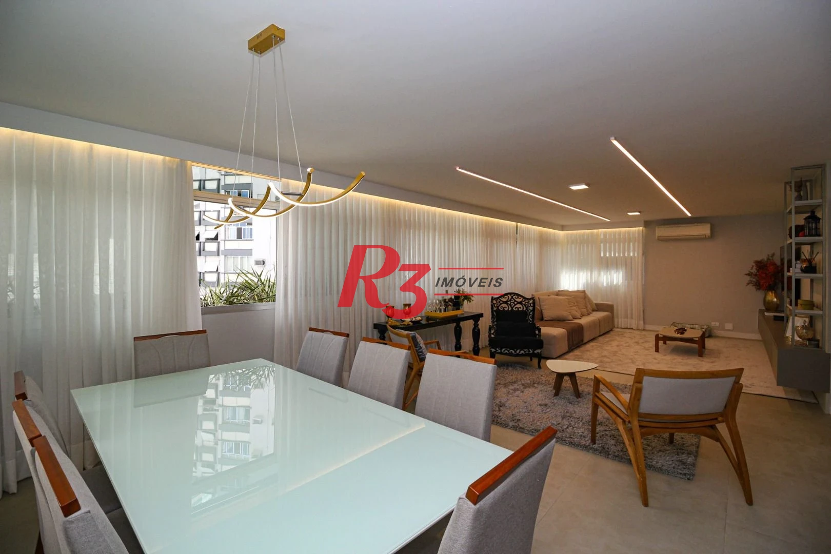 Apartamento com 3 dormitórios à venda, 208 m² por R$ 2.690.000,00 - Aparecida - Santos/SP