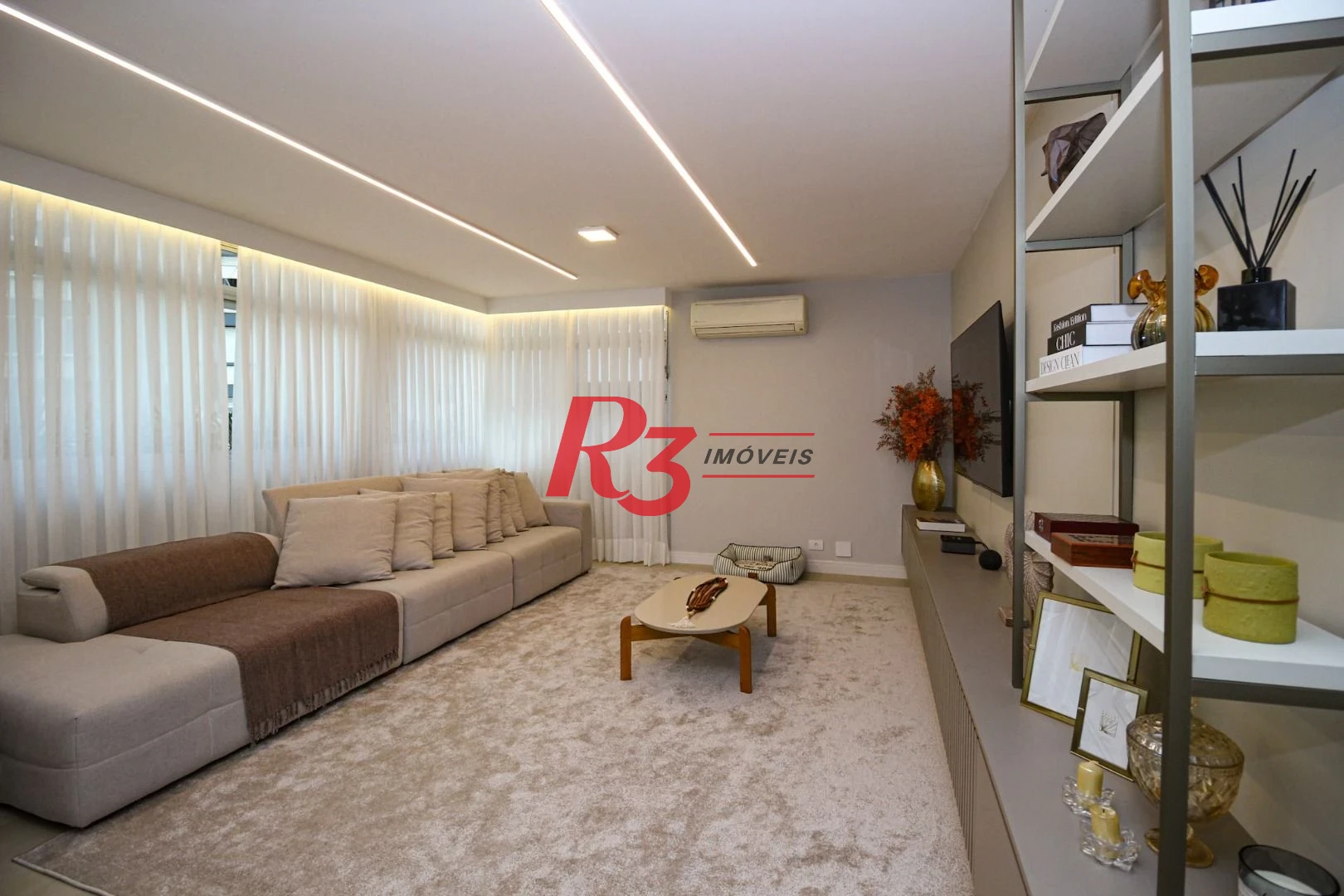 Apartamento com 3 dormitórios à venda, 208 m² por R$ 2.690.000,00 - Aparecida - Santos/SP