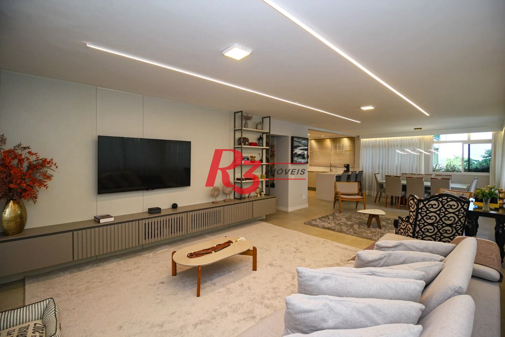 Apartamento com 3 dormitórios à venda, 208 m² por R$ 2.690.000,00 - Aparecida - Santos/SP