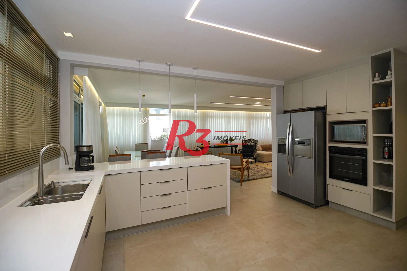 Apartamento com 3 dormitórios à venda, 208 m² por R$ 2.690.000,00 - Aparecida - Santos/SP