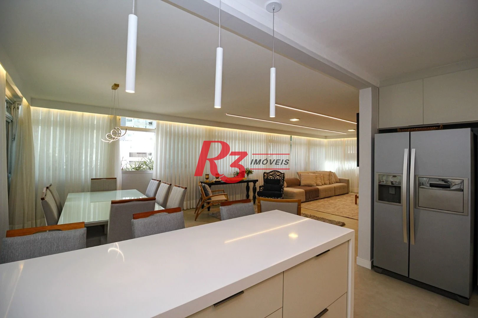 Apartamento com 3 dormitórios à venda, 208 m² por R$ 2.690.000,00 - Aparecida - Santos/SP