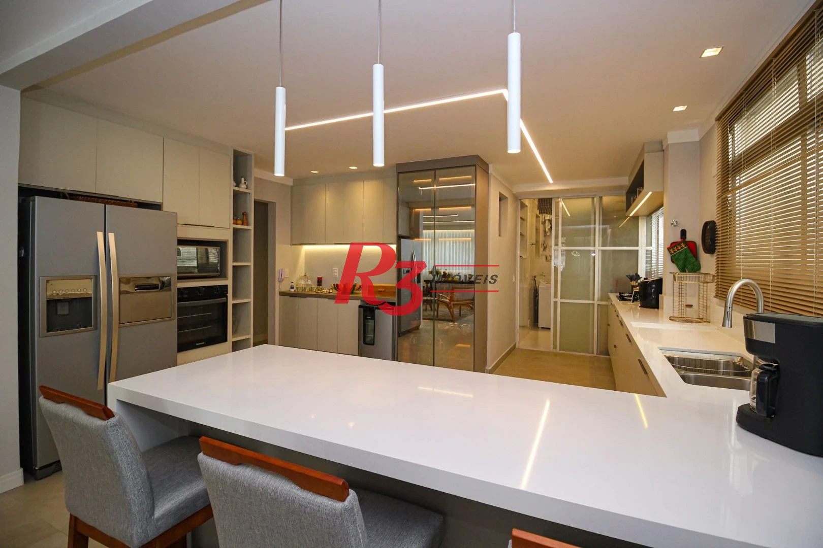 Apartamento com 3 dormitórios à venda, 208 m² por R$ 2.690.000,00 - Aparecida - Santos/SP