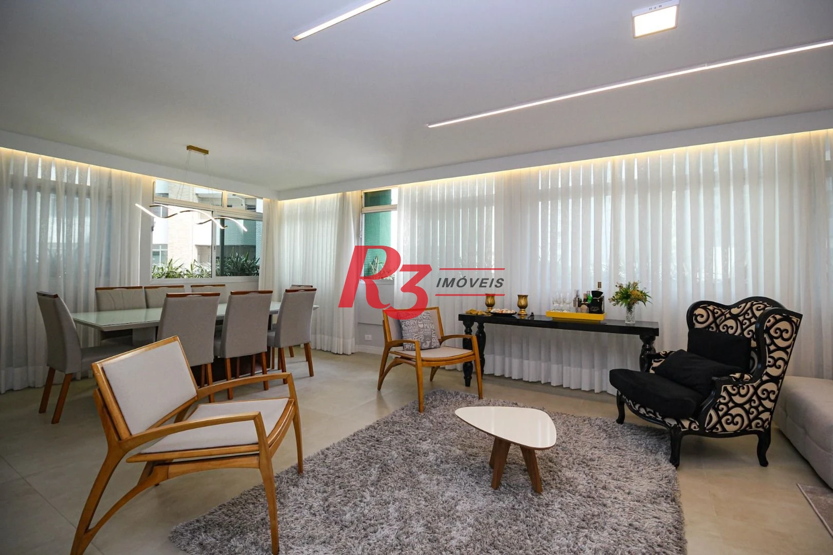 Apartamento com 3 dormitórios à venda, 208 m² por R$ 2.690.000,00 - Aparecida - Santos/SP