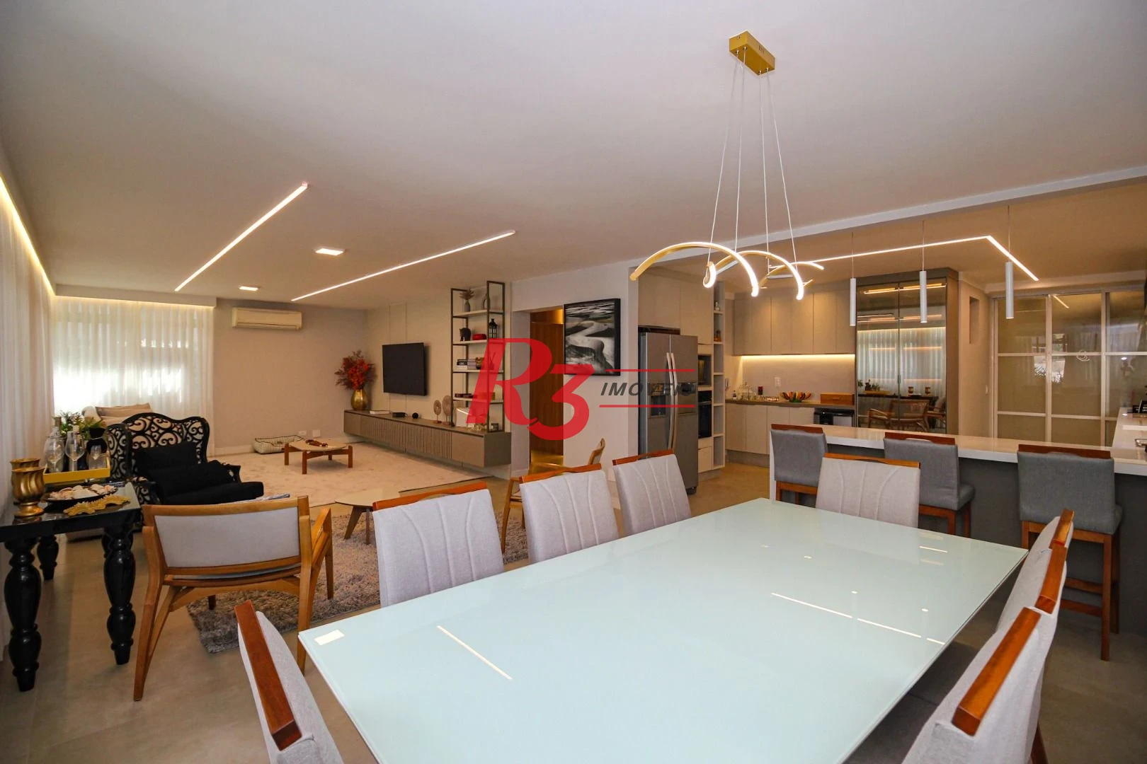 Apartamento com 3 dormitórios à venda, 208 m² por R$ 2.690.000,00 - Aparecida - Santos/SP
