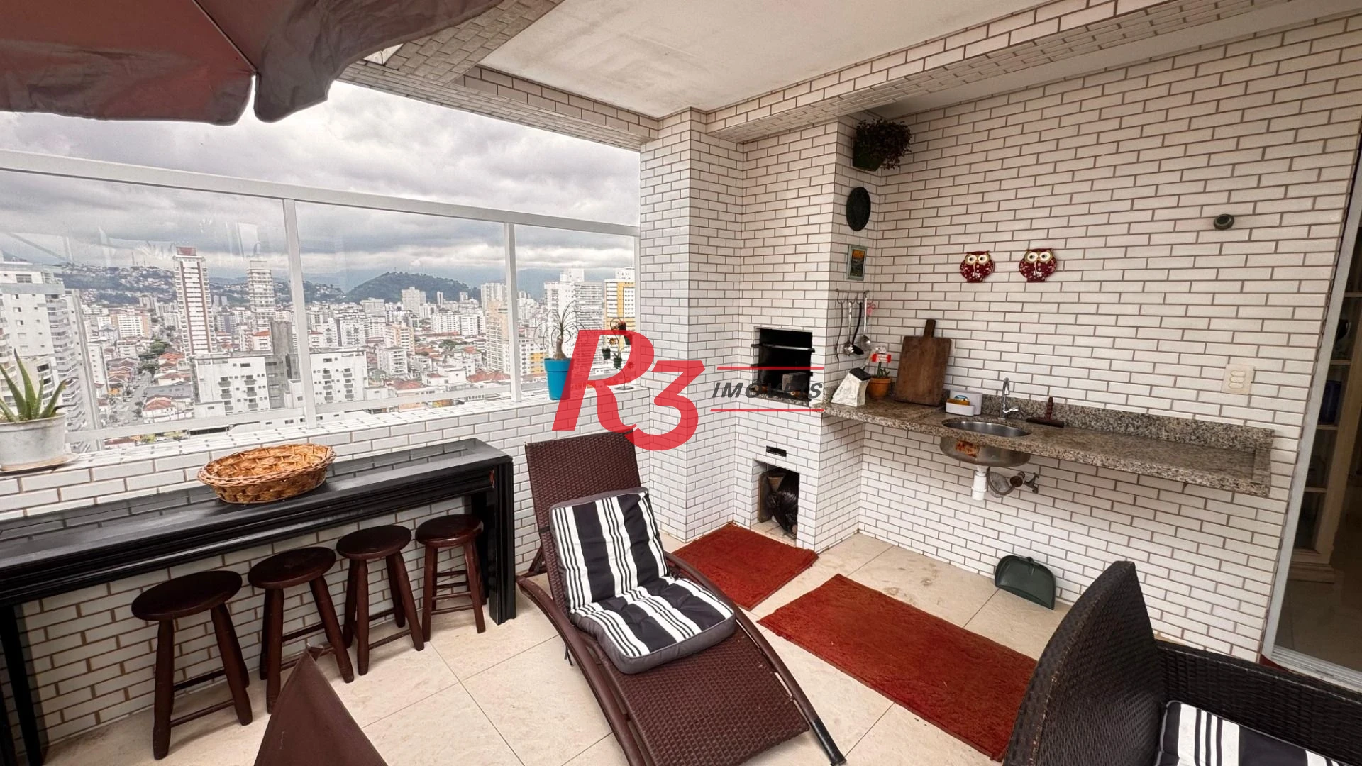 Apartamento Duplex à venda, 270 m² por R$ 5.200.000,00 - Pompéia - Santos/SP