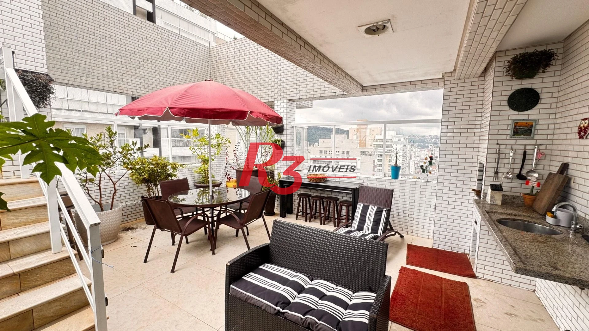 Apartamento Duplex à venda, 270 m² por R$ 5.200.000,00 - Pompéia - Santos/SP