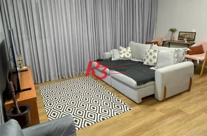 Apartamento com 2 dormitórios à venda, 87 m² por R$ 850.000,00 - Boqueirão - Santos/SP