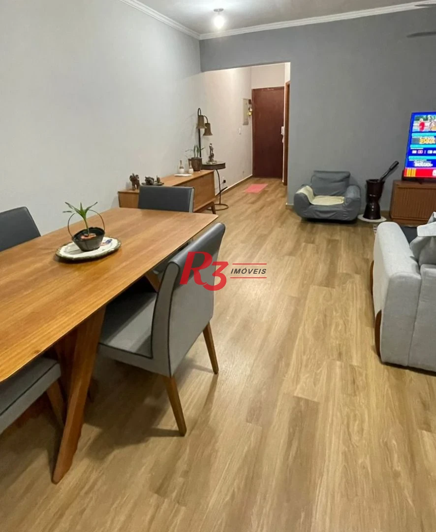 Apartamento com 2 dormitórios à venda, 87 m² por R$ 850.000,00 - Boqueirão - Santos/SP