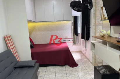 Apartamento com 1 dormitório à venda, 34 m² por R$ 330.000,00 - Ponta da Praia - Santos/SP