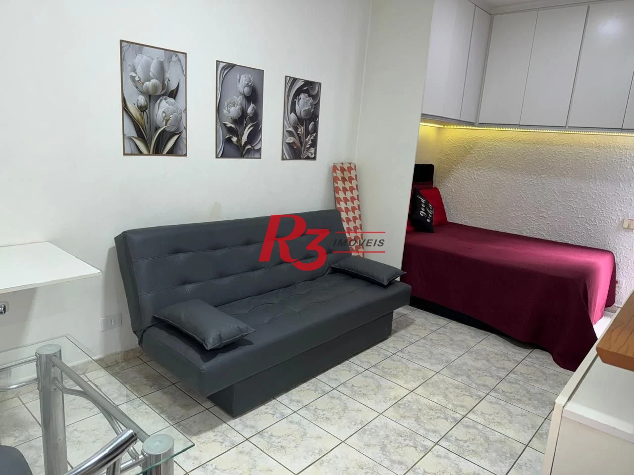 Apartamento com 1 dormitório à venda, 34 m² por R$ 330.000,00 - Ponta da Praia - Santos/SP