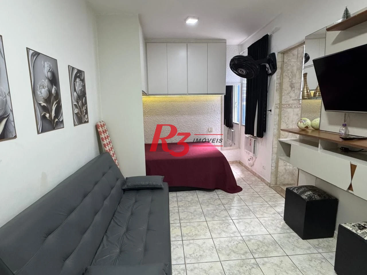 Apartamento com 1 dormitório à venda, 34 m² por R$ 330.000,00 - Ponta da Praia - Santos/SP