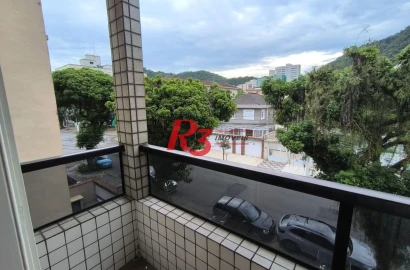 Apartamento com 3 dormitórios à venda, 80 m² por R$ 410.000,00 - Marapé - Santos/SP