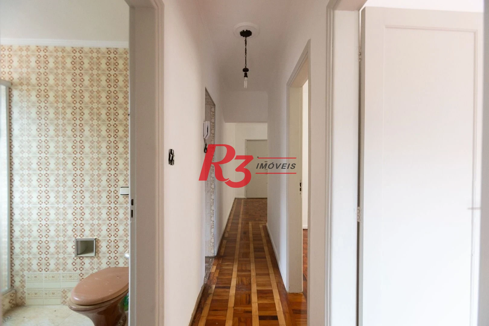 Apartamento com 3 dormitórios para alugar, 80 m² - Marapé - Santos/SP
