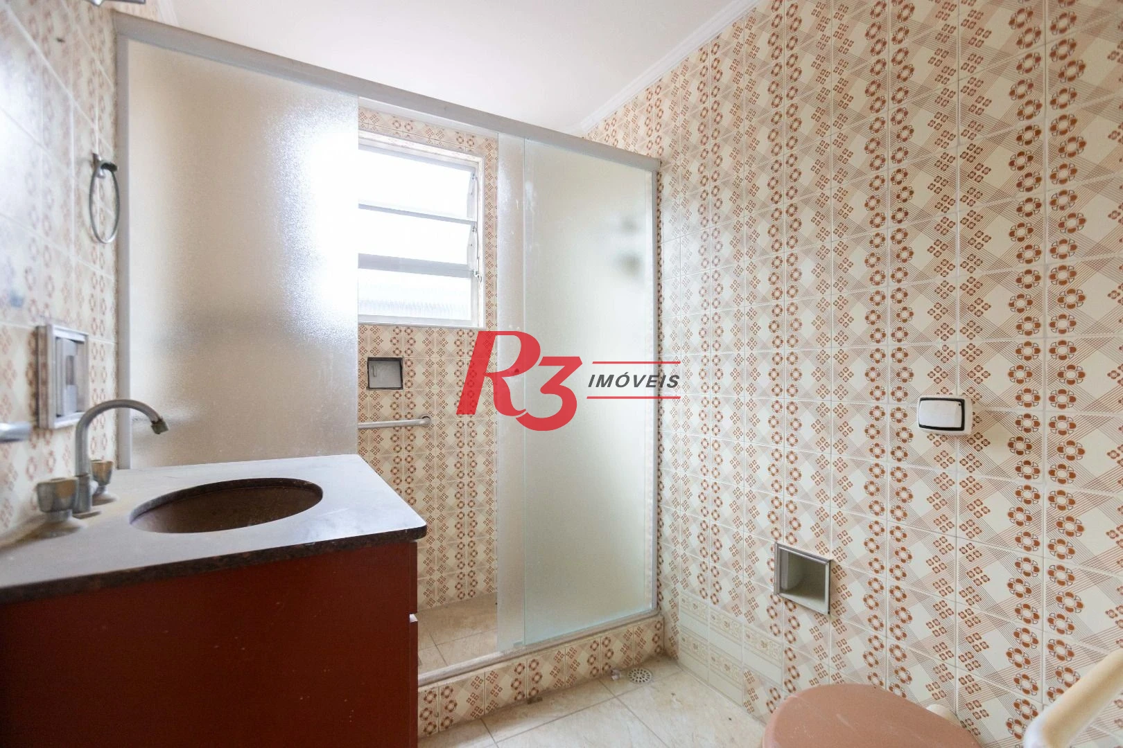 Apartamento com 3 dormitórios para alugar, 80 m² - Marapé - Santos/SP