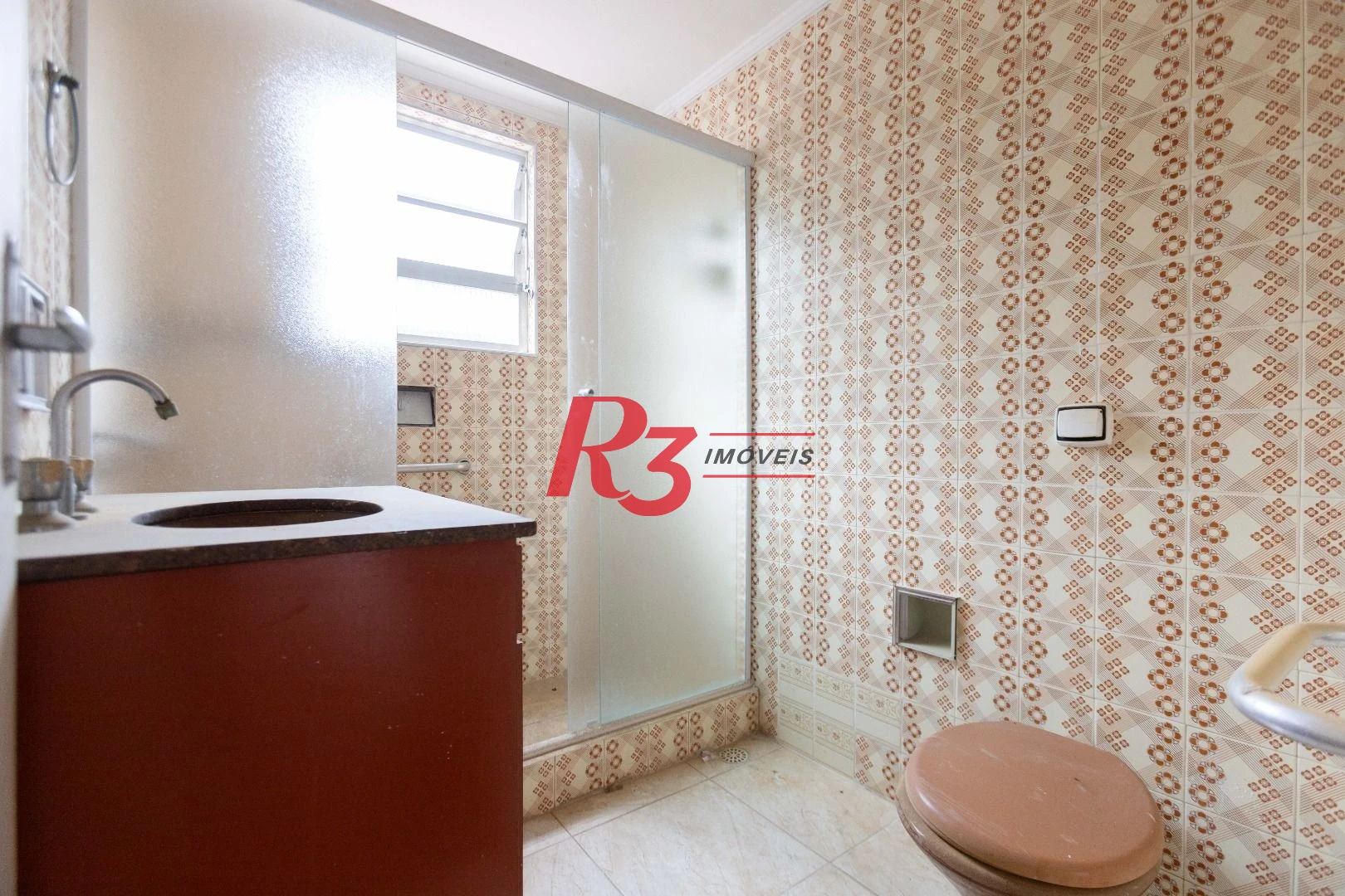 Apartamento com 3 dormitórios para alugar, 80 m² - Marapé - Santos/SP
