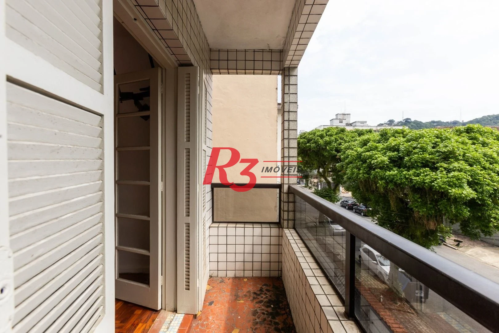 Apartamento com 3 dormitórios para alugar, 80 m² - Marapé - Santos/SP
