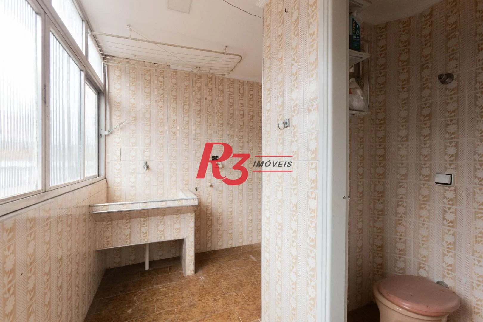 Apartamento com 3 dormitórios para alugar, 80 m² - Marapé - Santos/SP