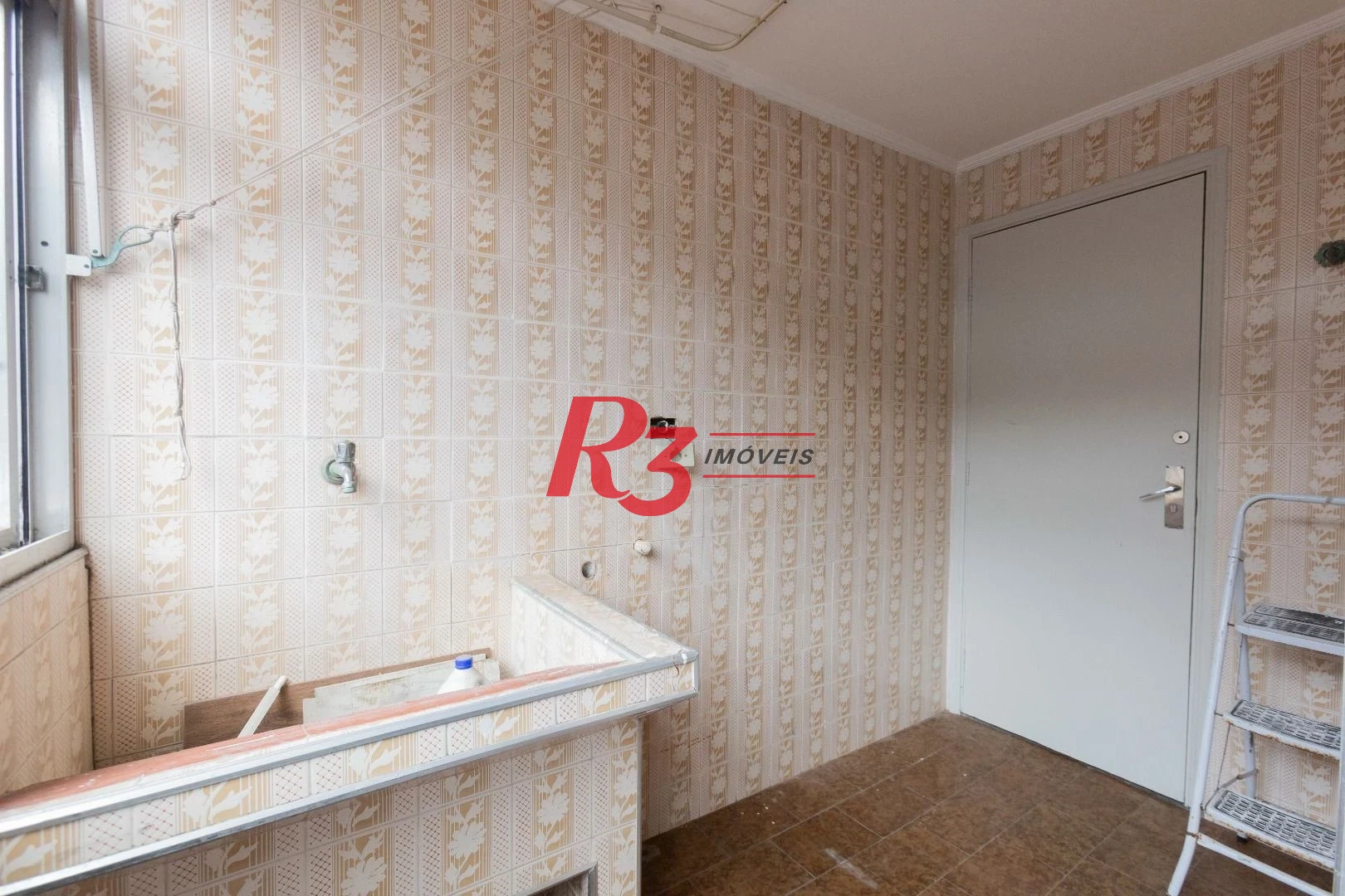 Apartamento com 3 dormitórios para alugar, 80 m² - Marapé - Santos/SP