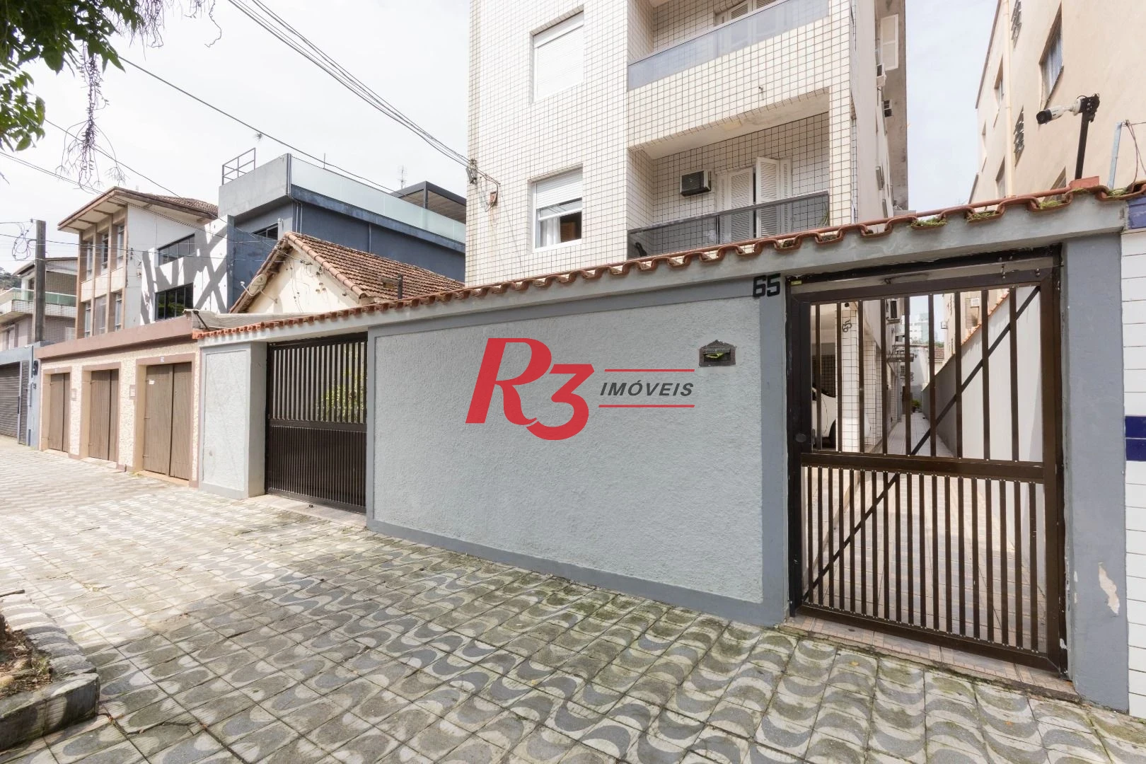 Apartamento com 3 dormitórios para alugar, 80 m² - Marapé - Santos/SP