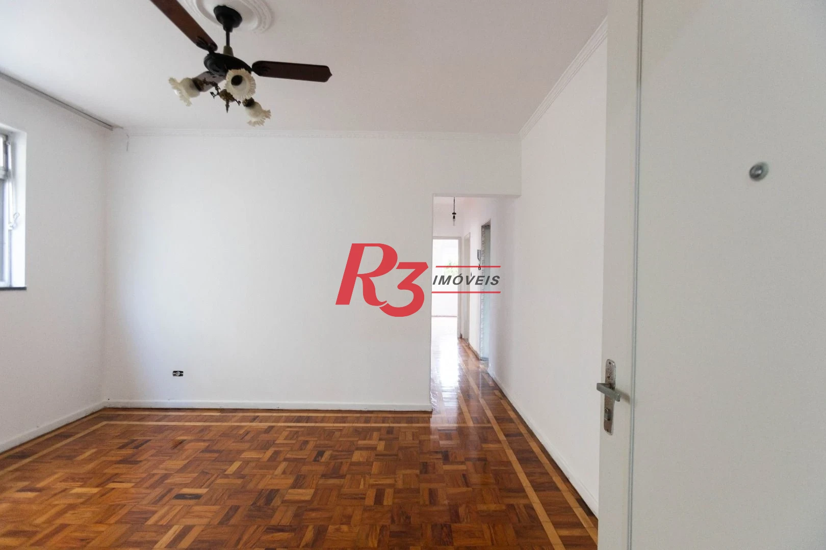 Apartamento com 3 dormitórios para alugar, 80 m² - Marapé - Santos/SP