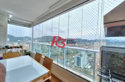 Apartamento, 88 m² - venda por R$ 1.385.000,00 ou aluguel por R$ 8.500,02/mês - Campo Grande - Santos/SP