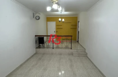 Apartamento com 3 dormitórios à venda, 130 m² por R$ 580.000,00 - Campo Grande - Santos/SP