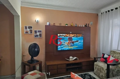 Casa com 2 dormitórios à venda, 112 m² por R$ 550.000,00 - Vila Belmiro - Santos/SP