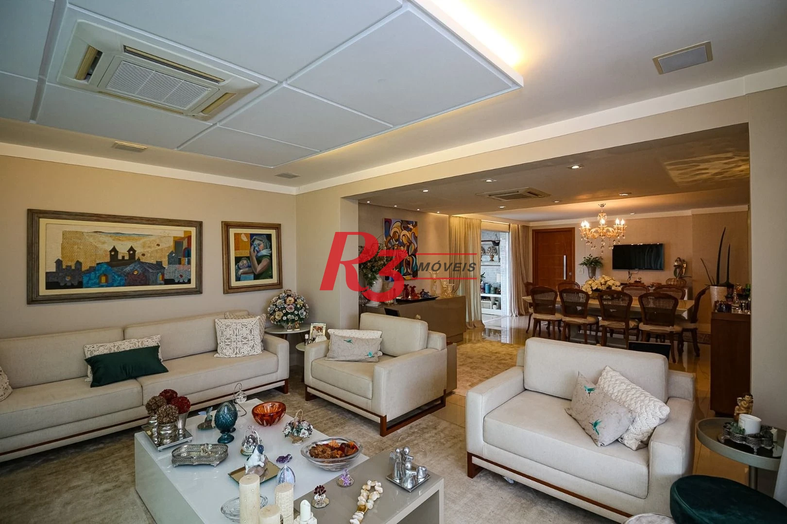 Cobertura com 4 dormitórios à venda, 430 m² por R$ 7.450.000,00 - Embaré - Santos/SP
