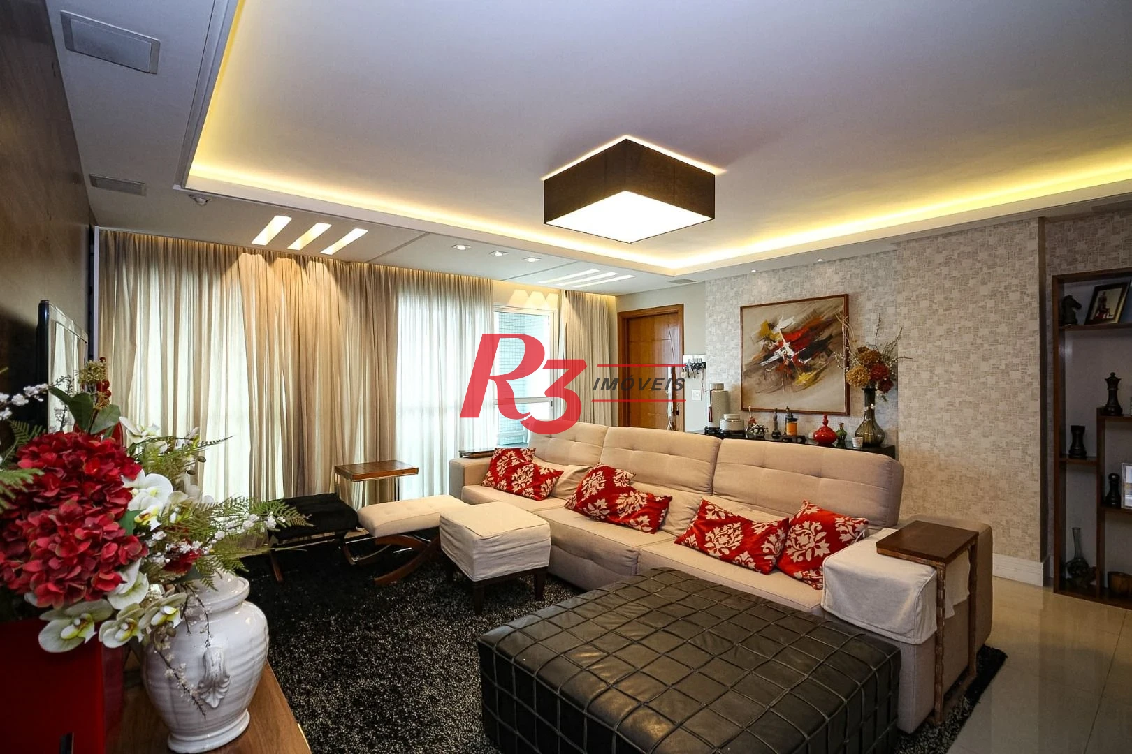 Cobertura com 4 dormitórios à venda, 430 m² por R$ 7.450.000,00 - Embaré - Santos/SP