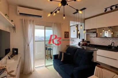 Apartamento à venda, 38 m² por R$ 450.000,00 - Macuco - Santos/SP