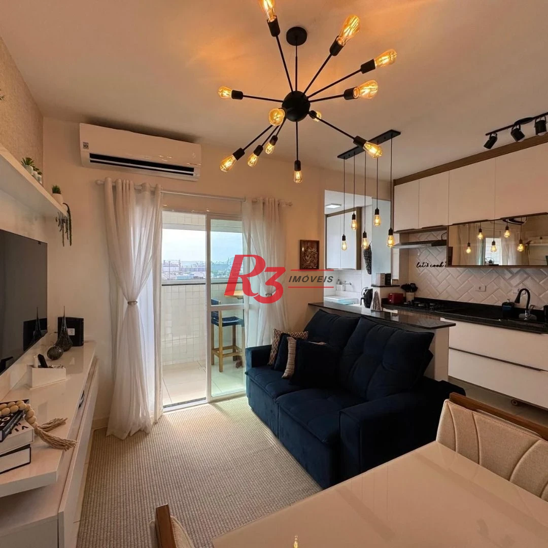 Apartamento à venda, 38 m² por R$ 450.000,00 - Macuco - Santos/SP
