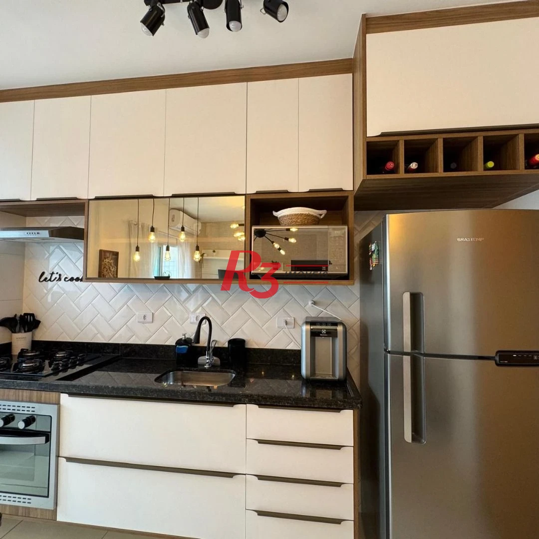 Apartamento à venda, 38 m² por R$ 450.000,00 - Macuco - Santos/SP