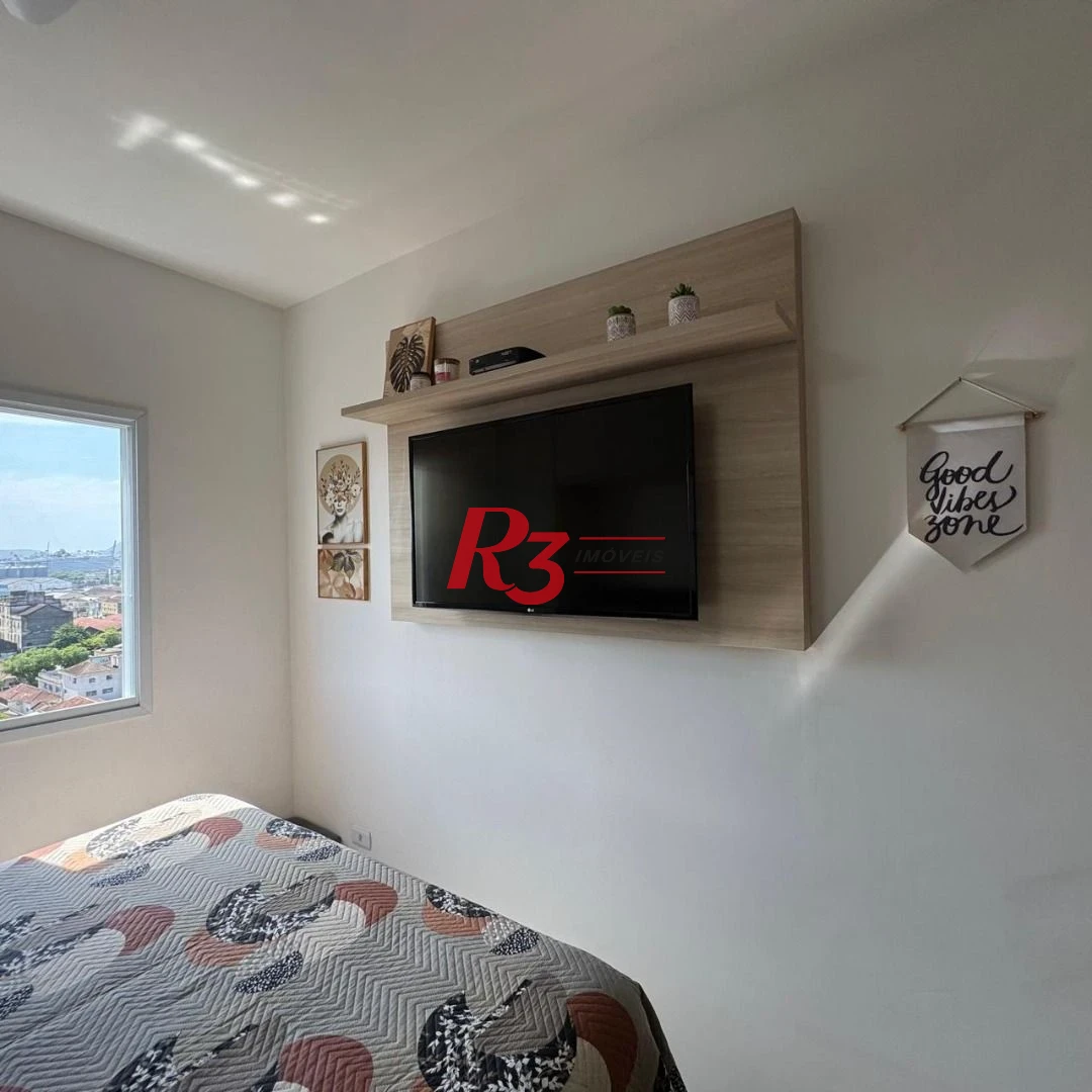 Apartamento à venda, 38 m² por R$ 450.000,00 - Macuco - Santos/SP