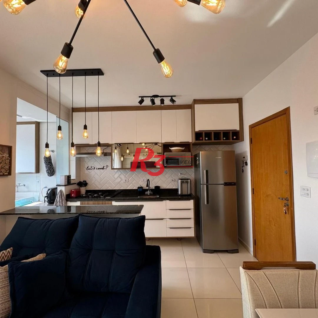 Apartamento à venda, 38 m² por R$ 450.000,00 - Macuco - Santos/SP