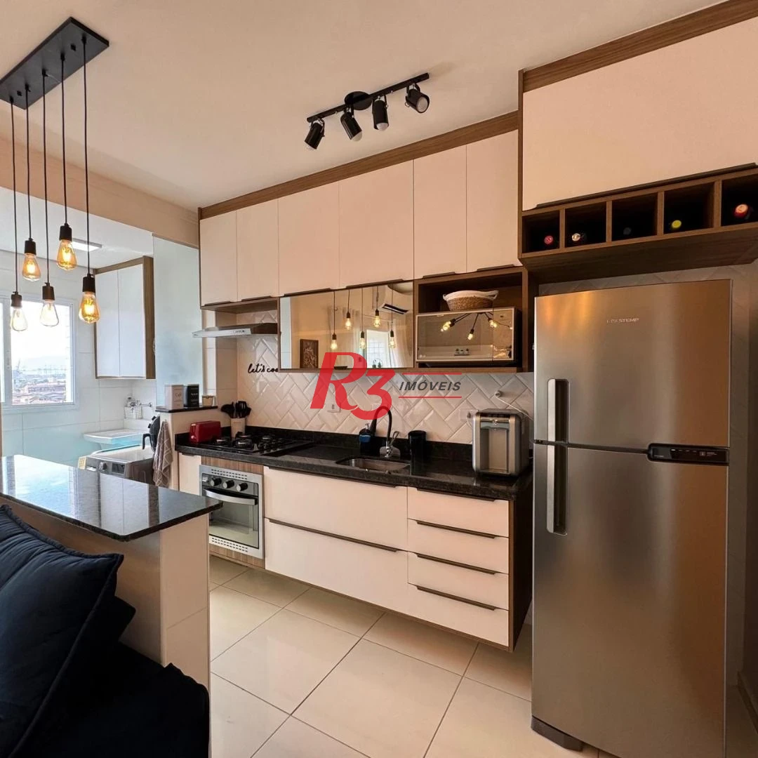 Apartamento à venda, 38 m² por R$ 450.000,00 - Macuco - Santos/SP