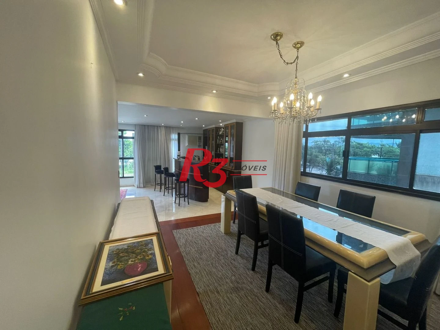 Apartamento, 245 m² - venda por R$ 2.890.000,00 ou aluguel por R$ 18.000,00/mês - Aparecida - Santos/SP