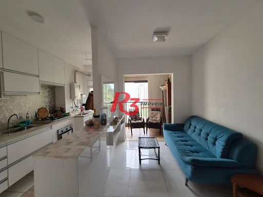 Apartamento com 2 dormitórios à venda, 62 m² por R$ 699.000,00 - Marapé - Santos/SP