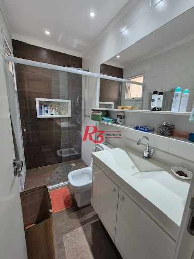 Apartamento com 2 dormitórios à venda, 62 m² por R$ 699.000,00 - Marapé - Santos/SP
