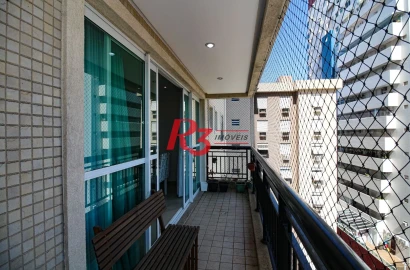 Apartamento à venda, 138 m² por R$ 1.490.000,00 - Gonzaga - Santos/SP
